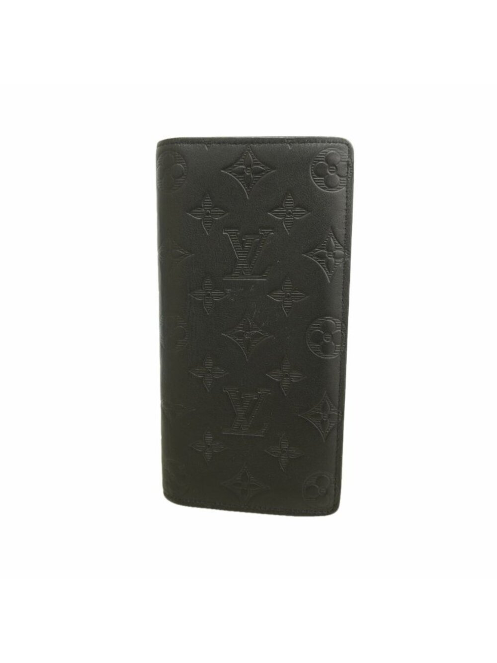 Louis Vuitton Wallet Monogram Shadow Portefeuille Brazza Black